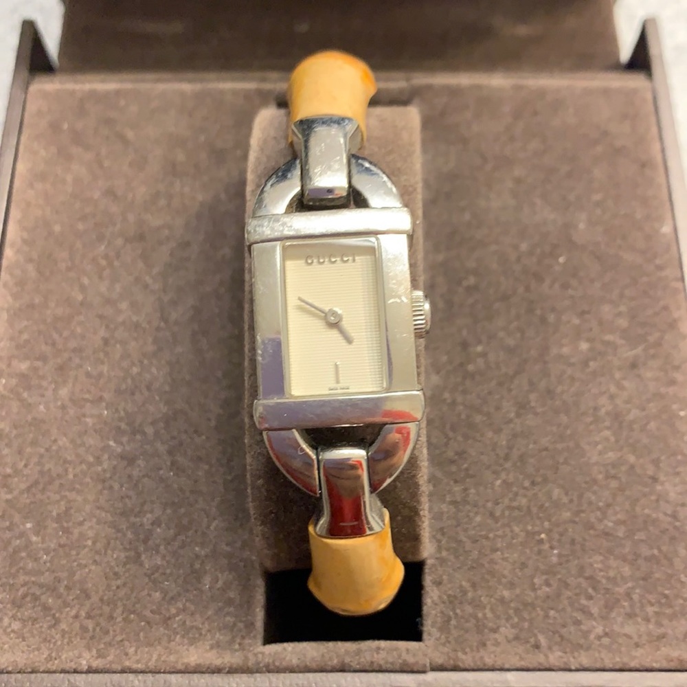 Gucci bamboo watch